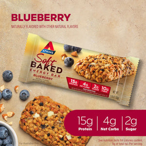 
                  
                    ATKINS Meal Soft Baked Blueberry Bar, 5packs (50G per bar)
                  
                